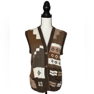 Vintage Patchwork Sweater Vest